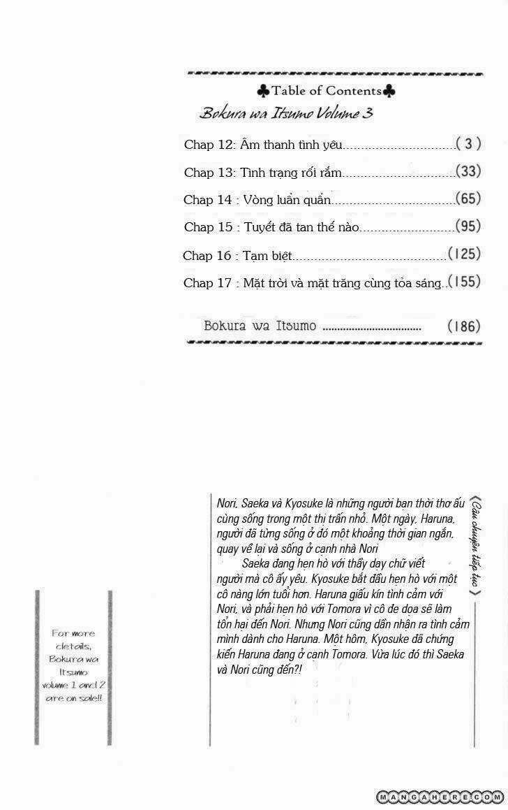 Bokura Wa Itsumo Chapter 12 trang 3