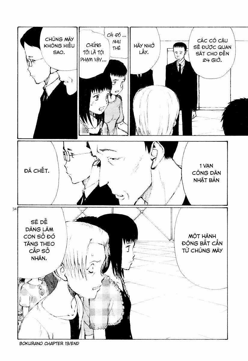 Bokurano: Ours Chapter 13 trang 33