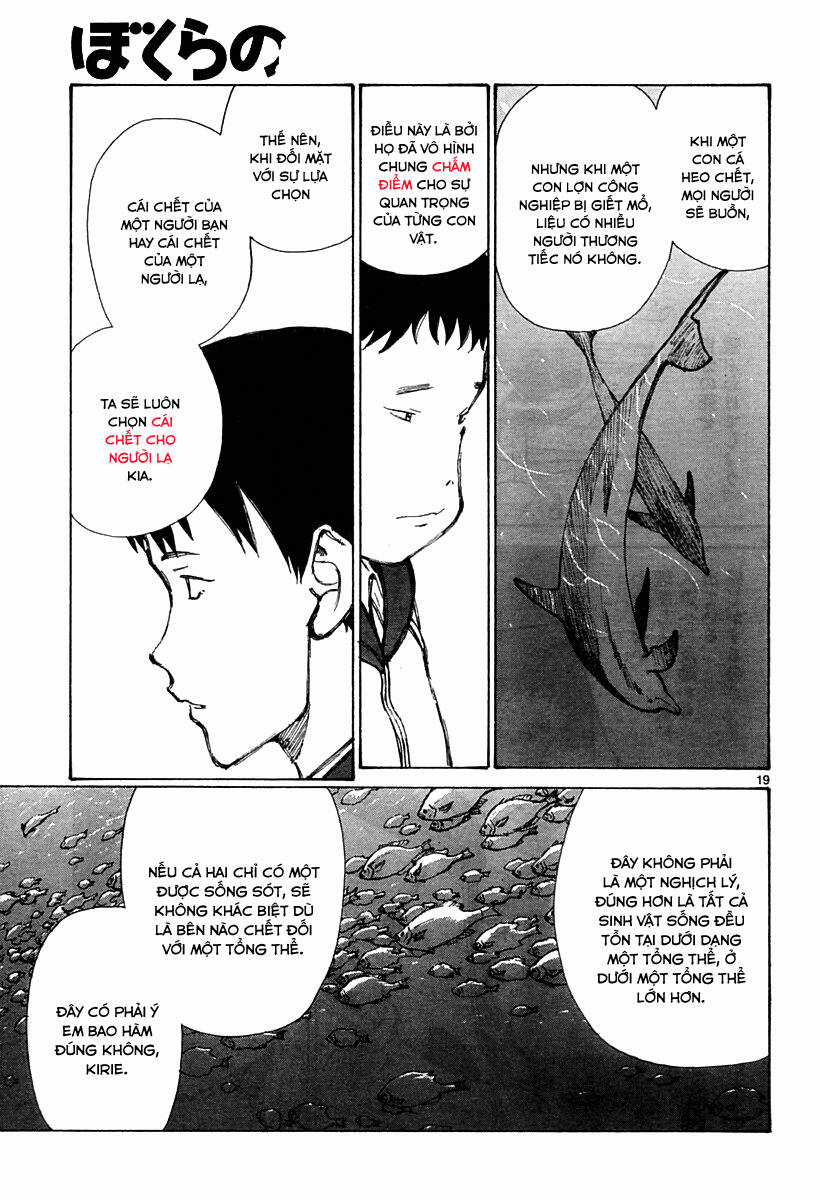 Bokurano: Ours Chapter 31 trang 18