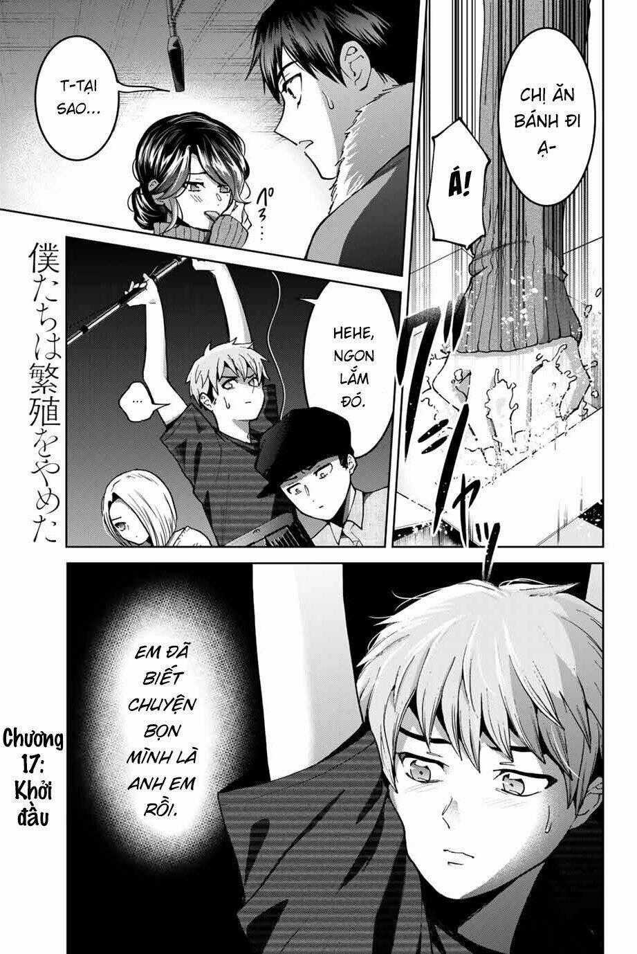 Bokutachi Wa Hanshoku Wo Yameta Chapter 17 trang 0