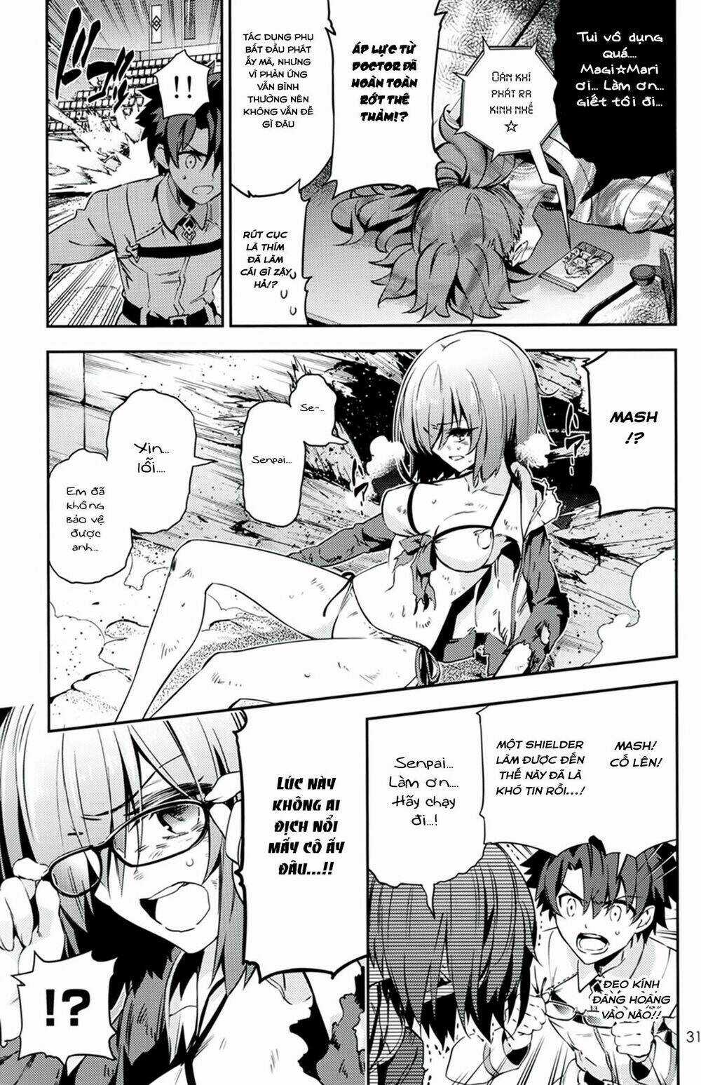 Bóng chuyền bãi biển hoành tráng nhất Chaldea - in OCEANUS [JikanFS x T.K Translation Team] Chapter 1 trang 28