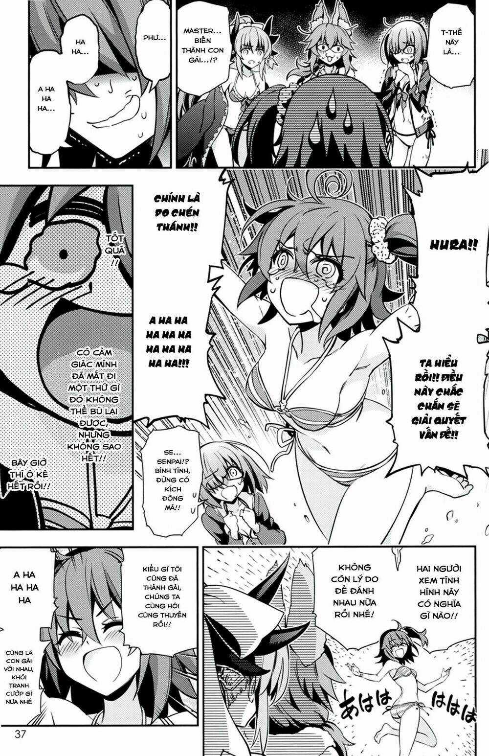 Bóng chuyền bãi biển hoành tráng nhất Chaldea - in OCEANUS [JikanFS x T.K Translation Team] Chapter 1 trang 34
