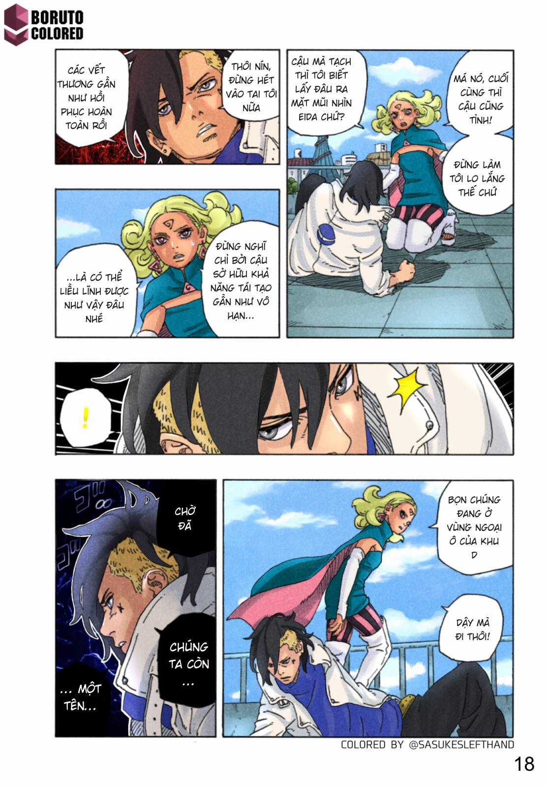 Boruto Chapter 89 trang 18