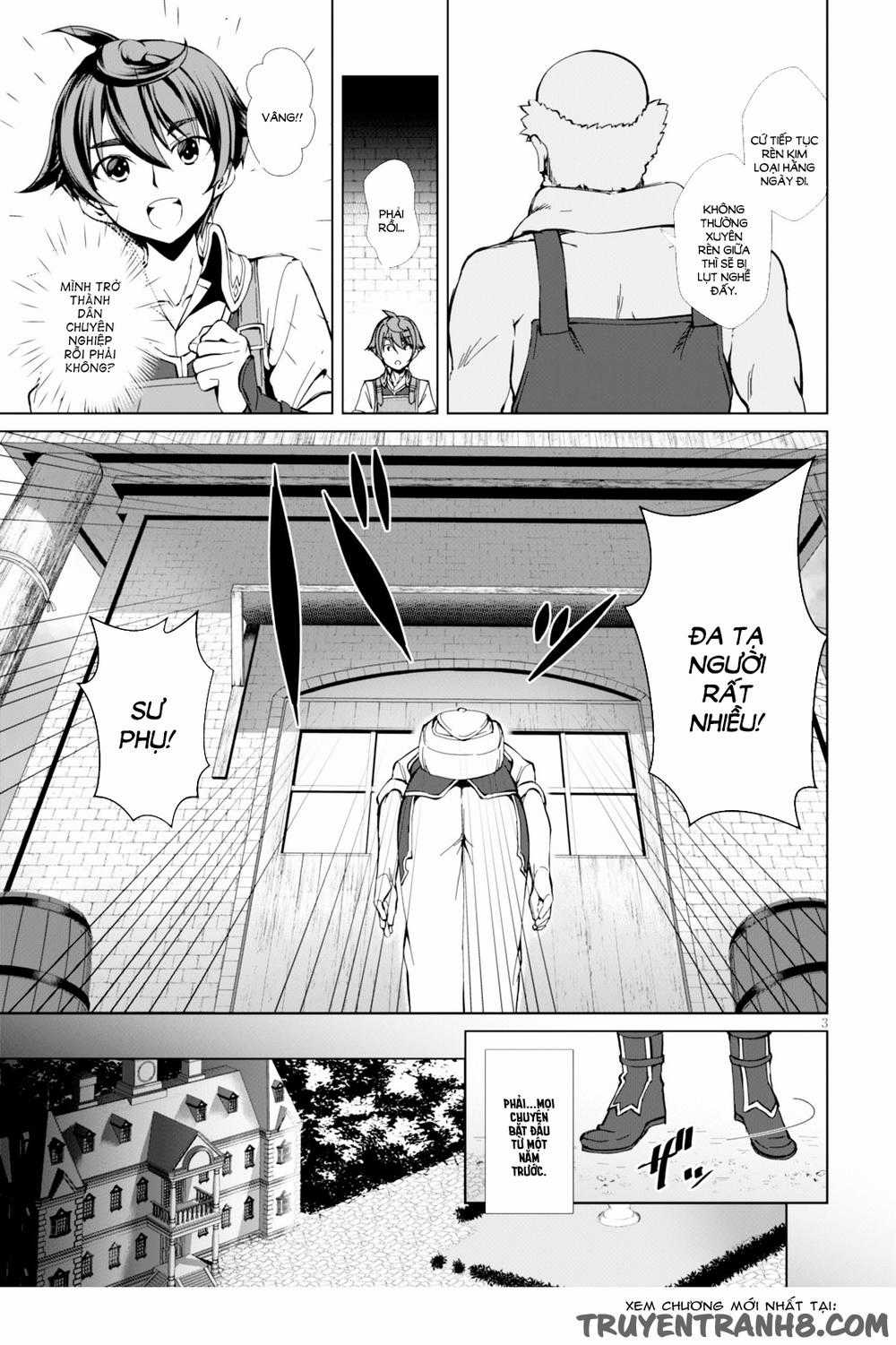 Botsuraku Youtei Nanode, Kajishokunin Wo Mezasu Chapter 1 trang 8