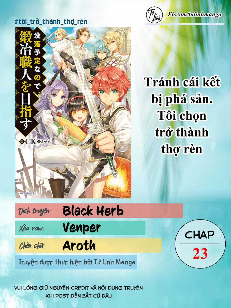 Botsuraku Youtei Nanode, Kajishokunin Wo Mezasu Chapter 23 trang 2