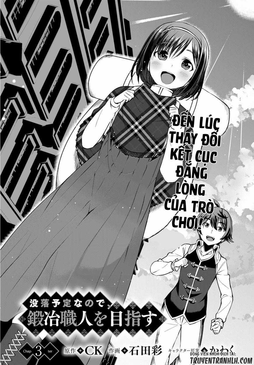 Botsuraku Youtei Nanode, Kajishokunin Wo Mezasu Chapter 3 trang 2