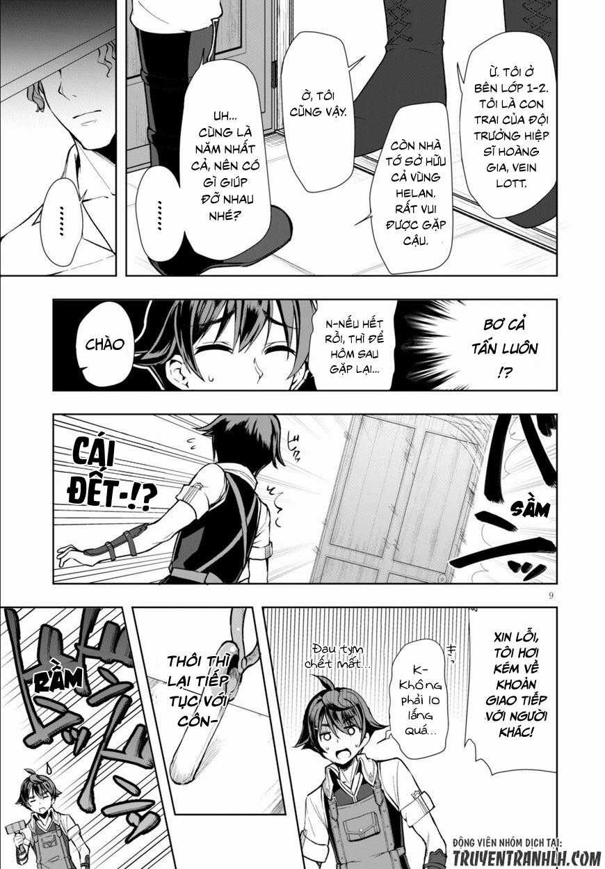 Botsuraku Youtei Nanode, Kajishokunin Wo Mezasu Chapter 3 trang 9