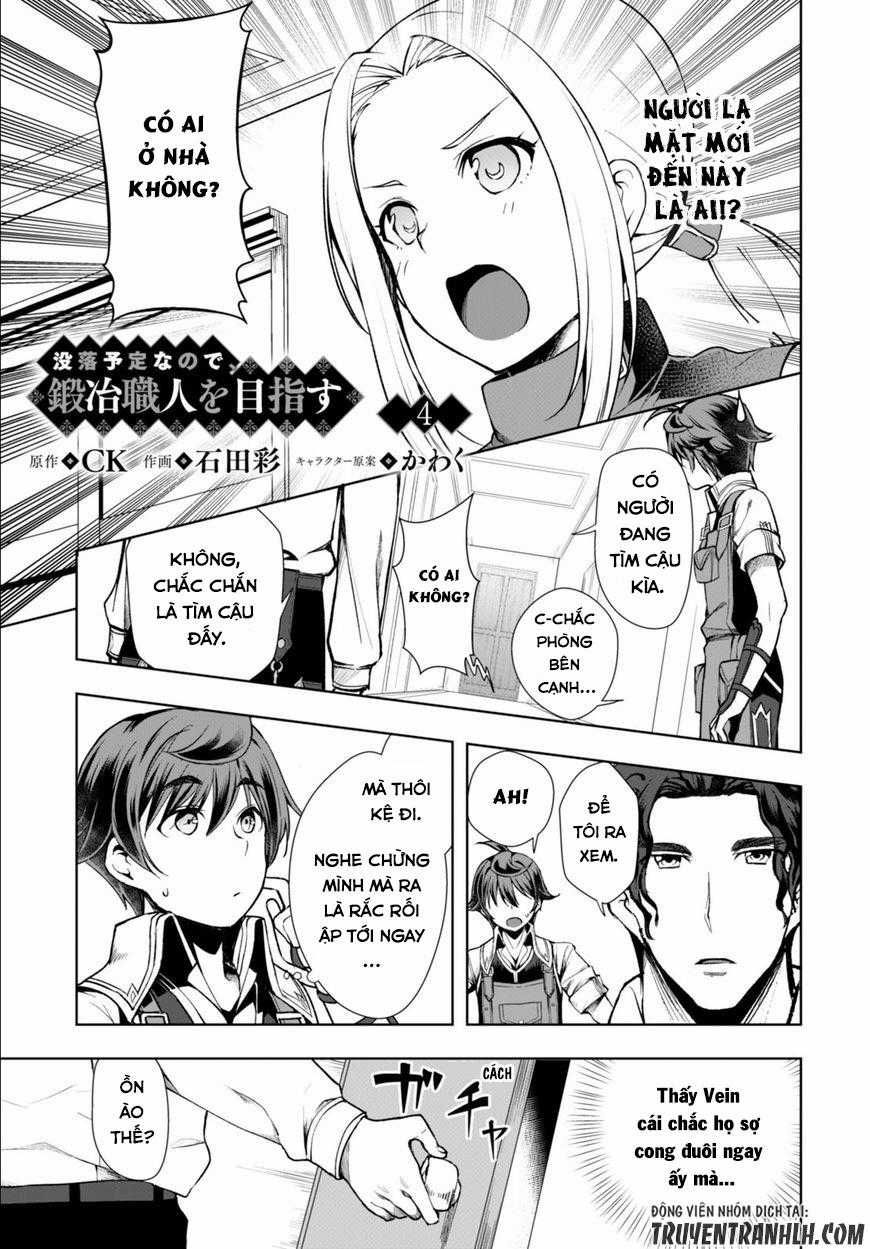 Botsuraku Youtei Nanode, Kajishokunin Wo Mezasu Chapter 4 trang 2