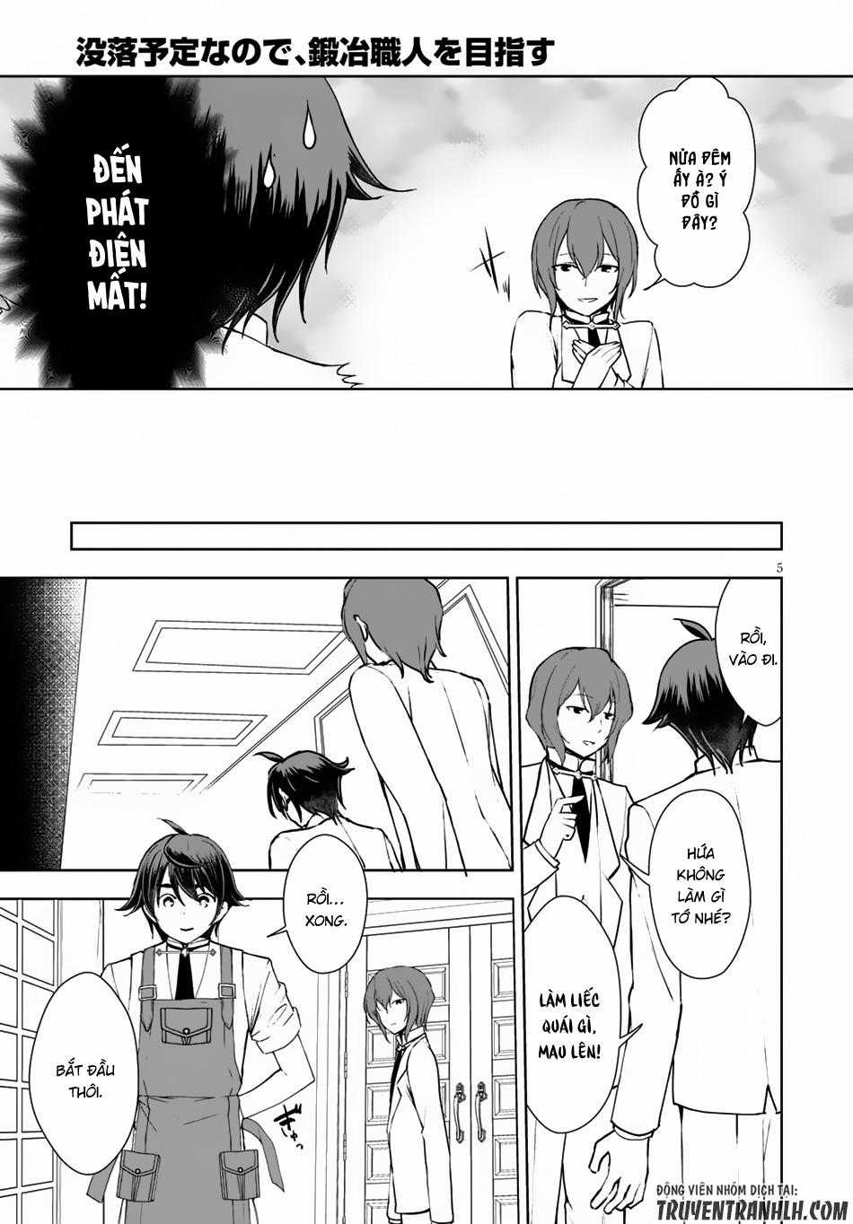 Botsuraku Youtei Nanode, Kajishokunin Wo Mezasu Chapter 9 trang 6