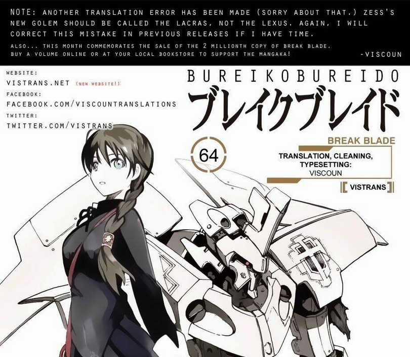 Break Blade Chapter 64 trang 1