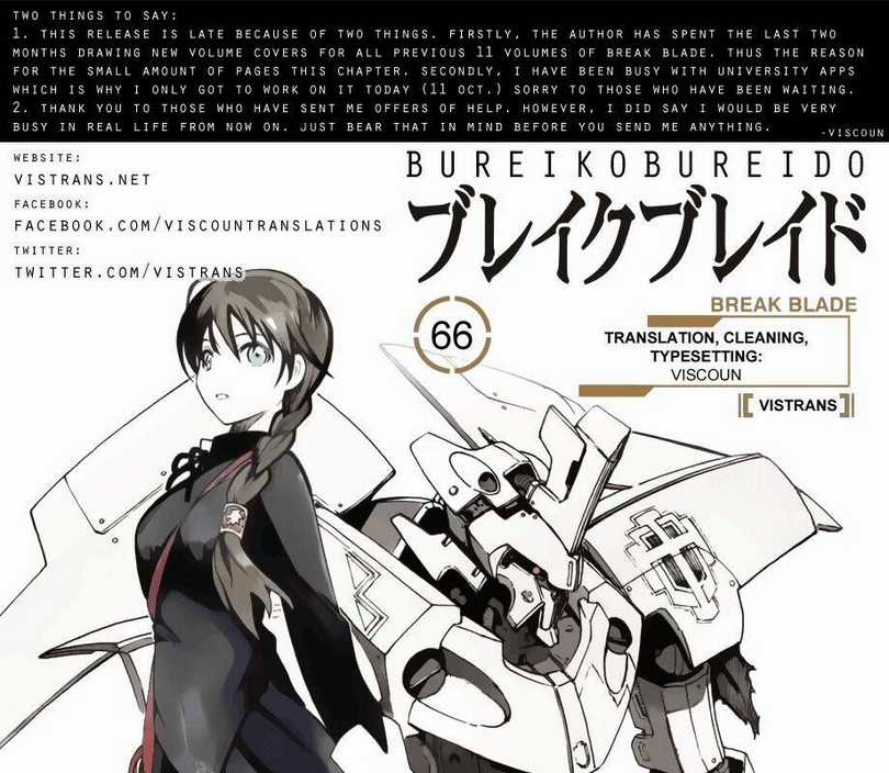 Break Blade Chapter 66 trang 1