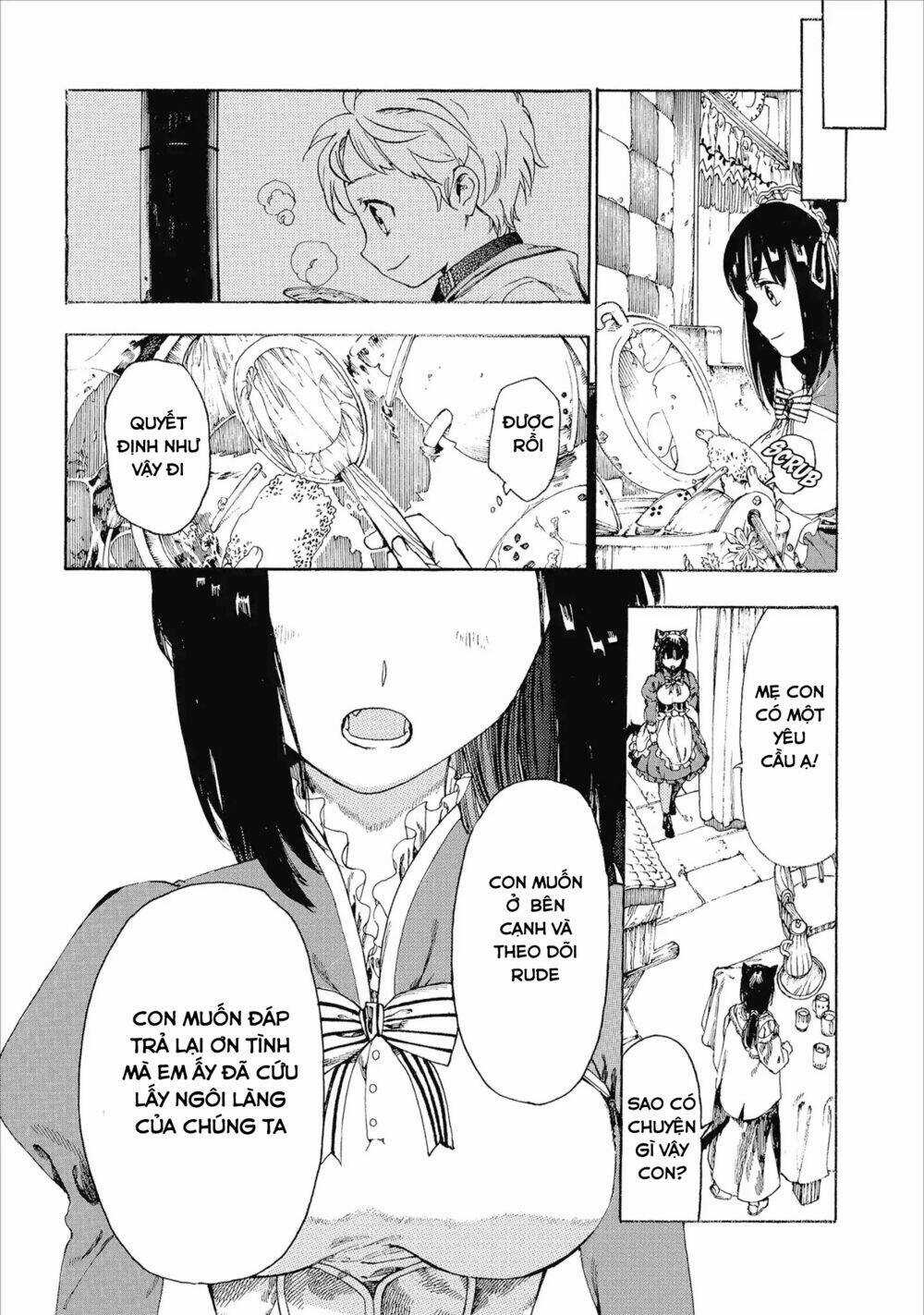 Bữa ăn ấm lòng với người mẹ Fennir Chapter 3 trang 6