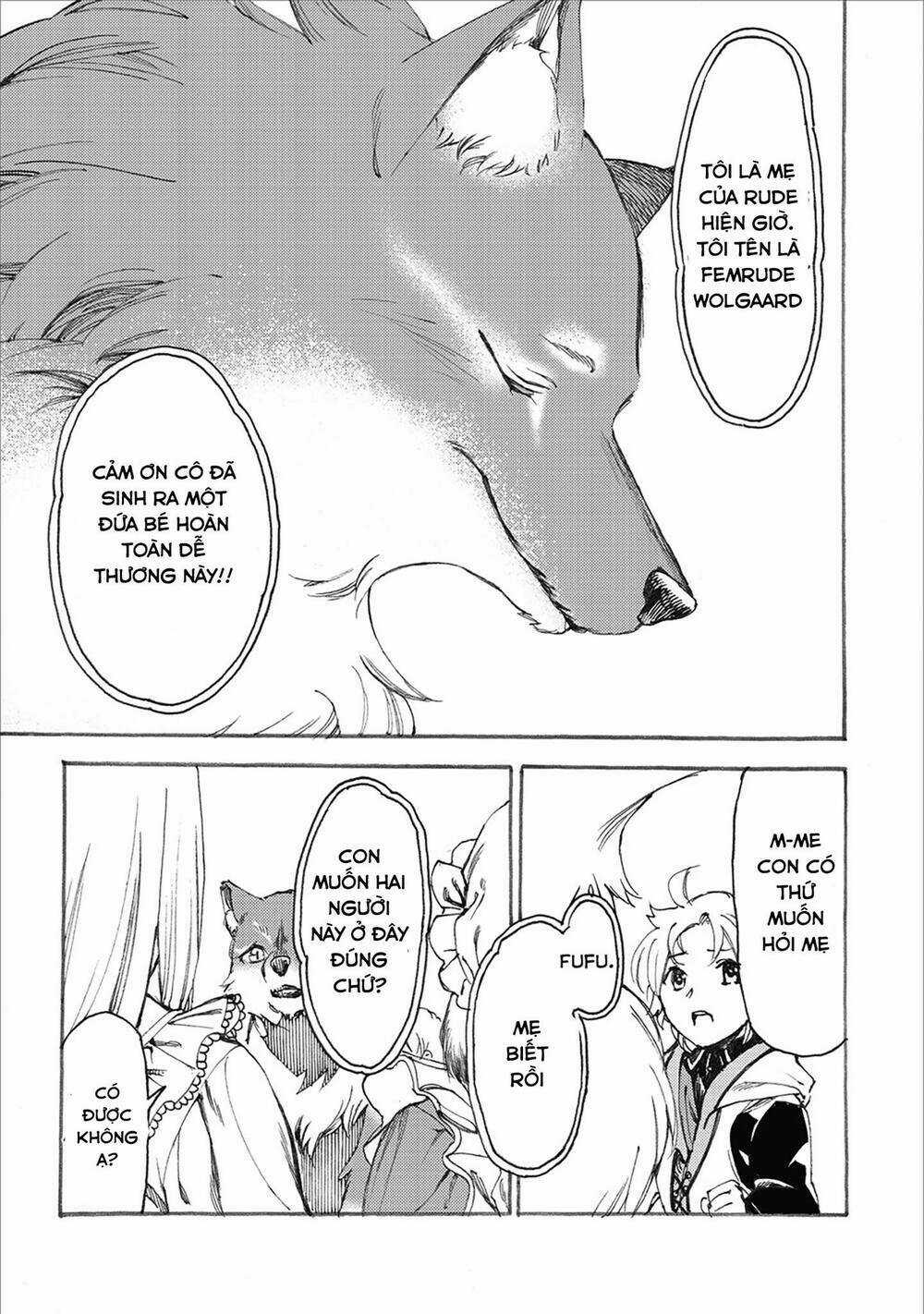 Bữa ăn ấm lòng với người mẹ Fennir Chapter 8.3 trang 22