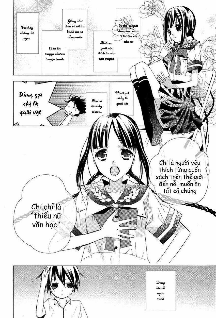 Bungaku Shoujo to Ue Kawaku Yuurei Chapter 1 trang 12