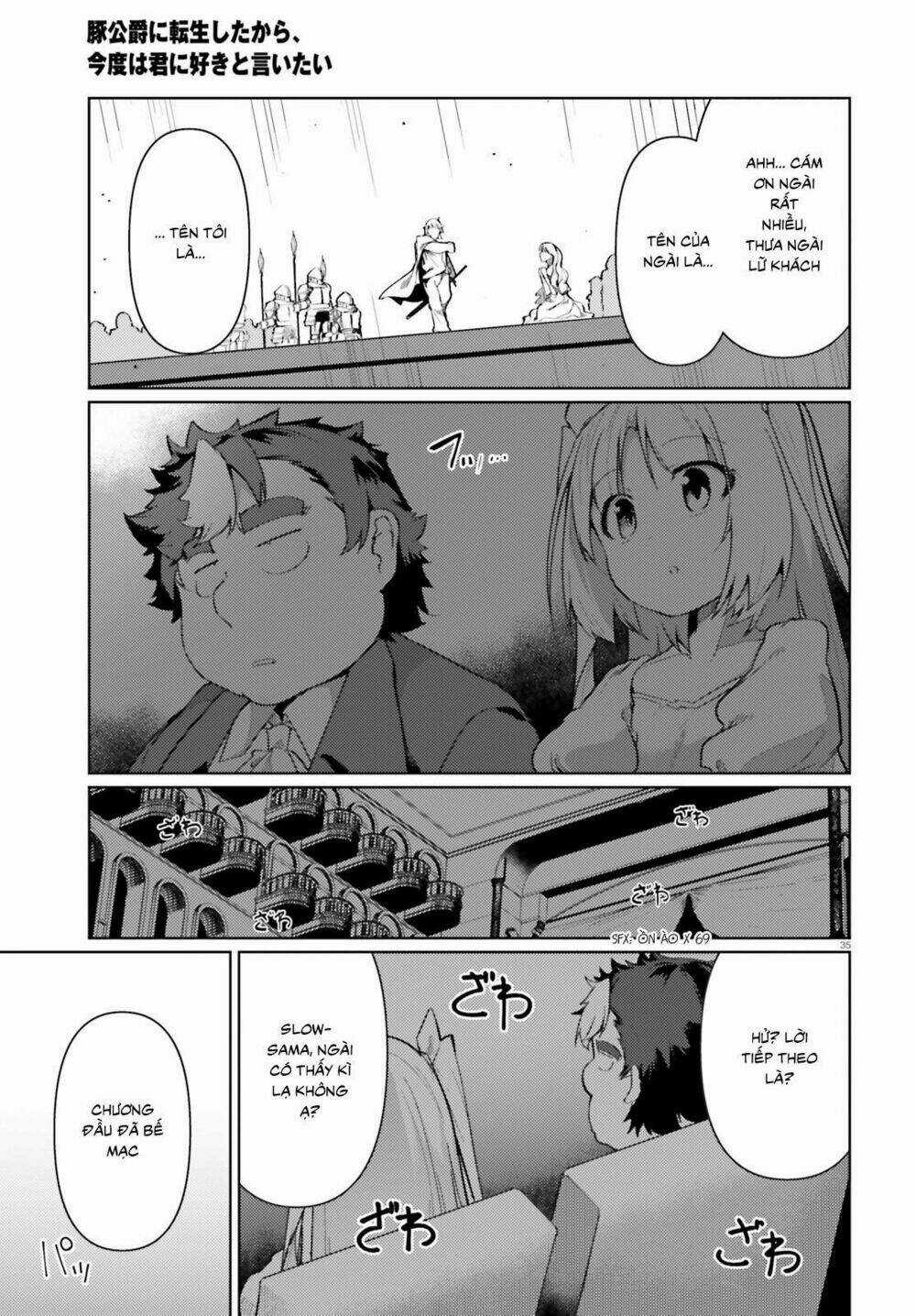 Buta Koushaku Ni Tensei Shitakara, Kondo Wa Kimi Ni Suki To Iitai Chapter 20 trang 35