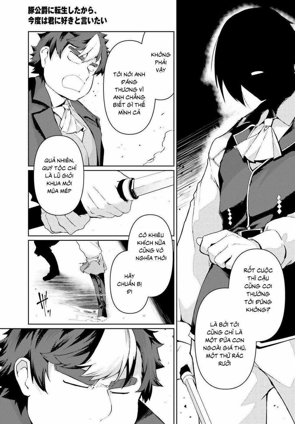 Buta Koushaku Ni Tensei Shitakara, Kondo Wa Kimi Ni Suki To Iitai Chapter 23 trang 10