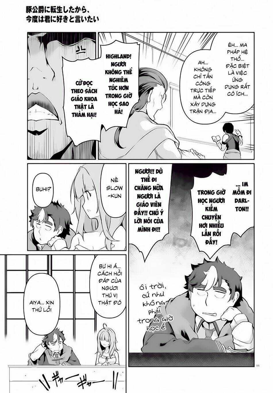 Buta Koushaku Ni Tensei Shitakara, Kondo Wa Kimi Ni Suki To Iitai Chapter 27 trang 12