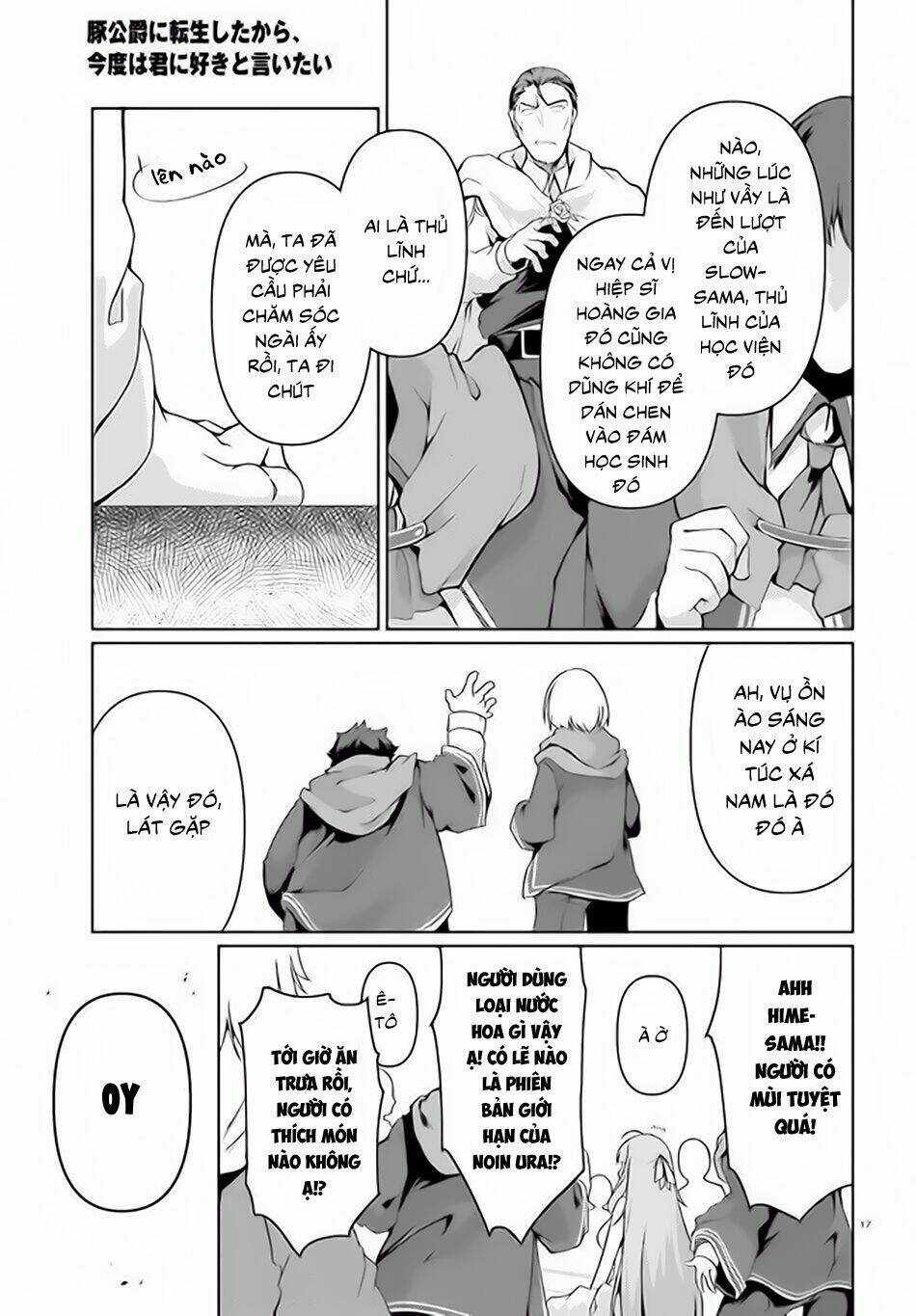 Buta Koushaku Ni Tensei Shitakara, Kondo Wa Kimi Ni Suki To Iitai Chapter 27 trang 18