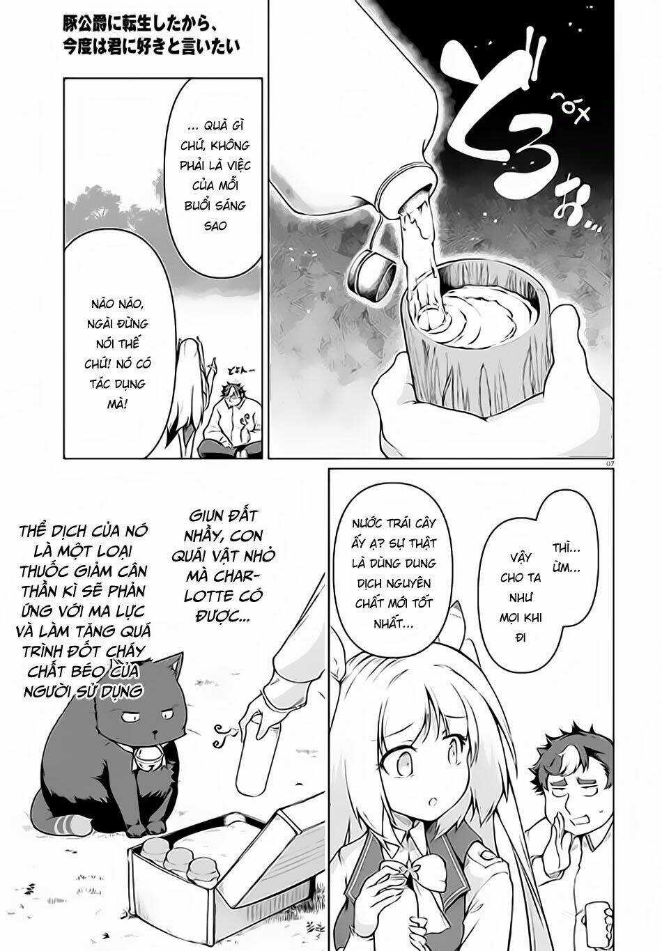 Buta Koushaku Ni Tensei Shitakara, Kondo Wa Kimi Ni Suki To Iitai Chapter 30 trang 8