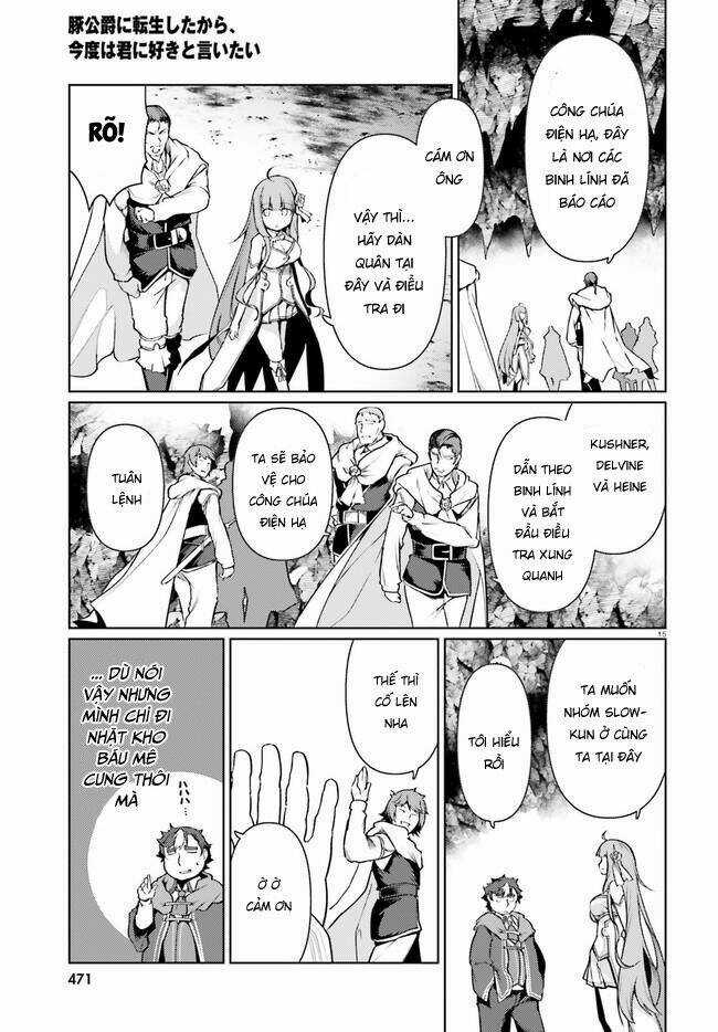 Buta Koushaku Ni Tensei Shitakara, Kondo Wa Kimi Ni Suki To Iitai Chapter 32 trang 15