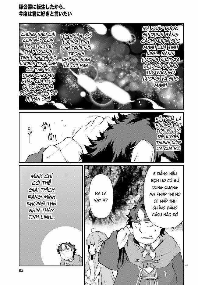 Buta Koushaku Ni Tensei Shitakara, Kondo Wa Kimi Ni Suki To Iitai Chapter 33 trang 20