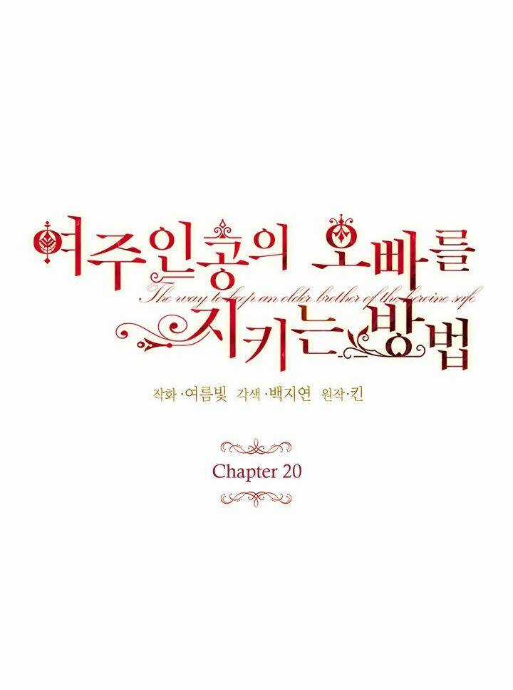 Cách Bảo Vệ Anh Trai Của Nữ Chính Chapter 20 trang 19