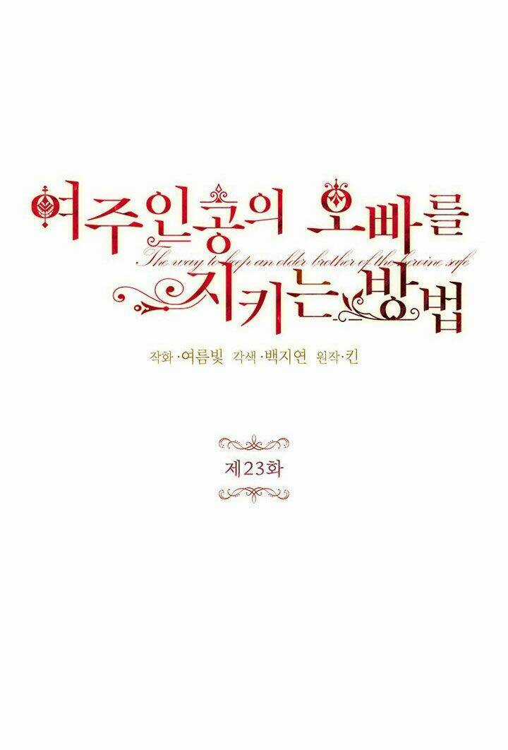 Cách Bảo Vệ Anh Trai Của Nữ Chính Chapter 23 trang 18
