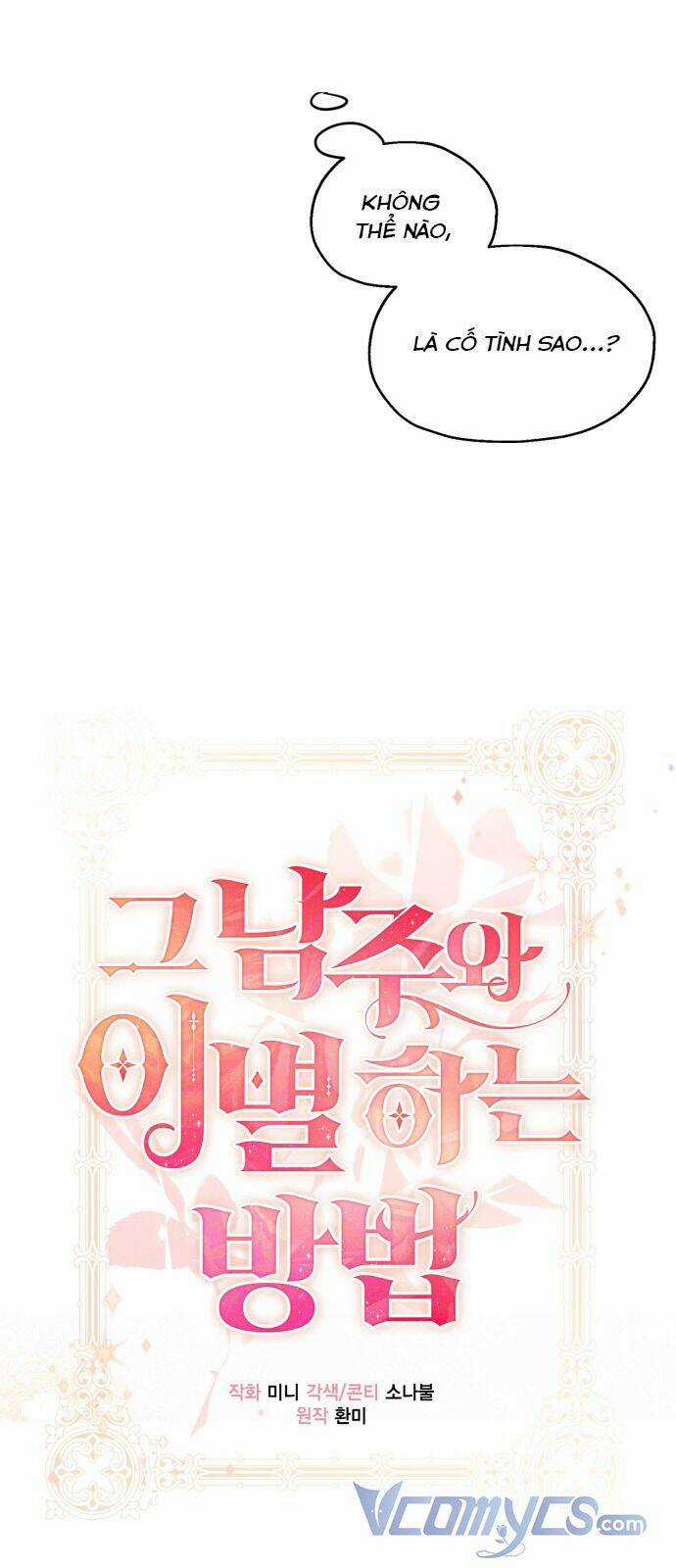 Cách Chia Tay Nam Chính Chapter 3 trang 40