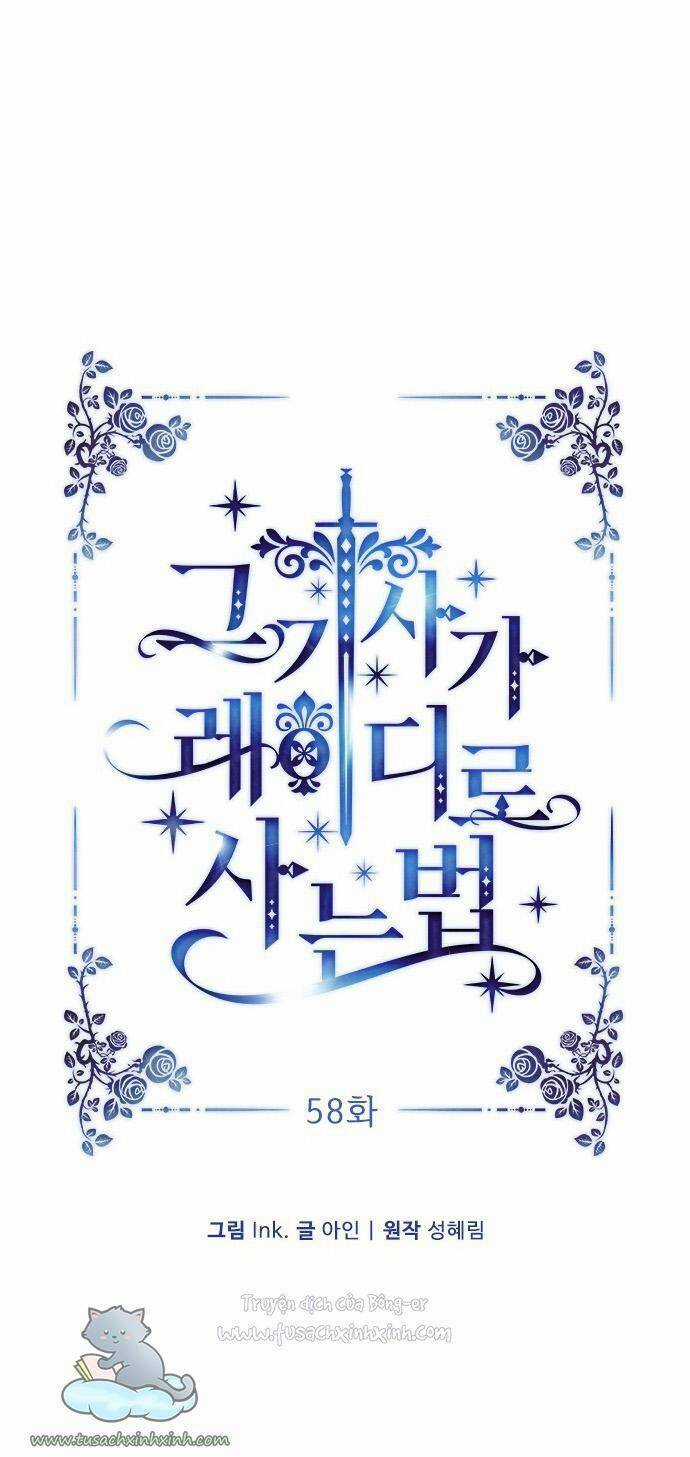 Cách Hiệp Sĩ Sống Như Một Tiểu Thư Quyền Quý Chapter 58 trang 11