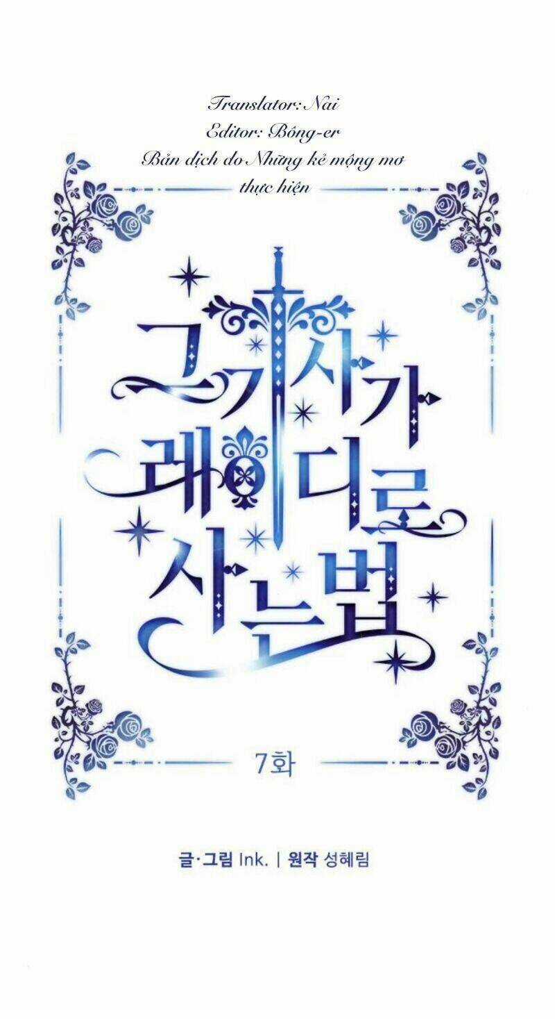 Cách Hiệp Sĩ Sống Như Một Tiểu Thư Quyền Quý Chapter 7 trang 22