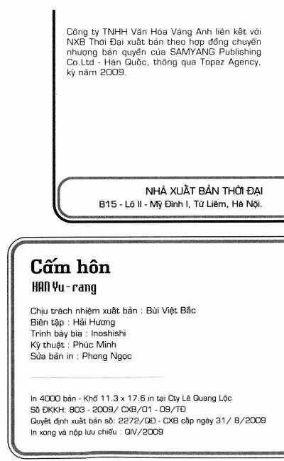 Cấm Hôn Chapter 57 trang 2