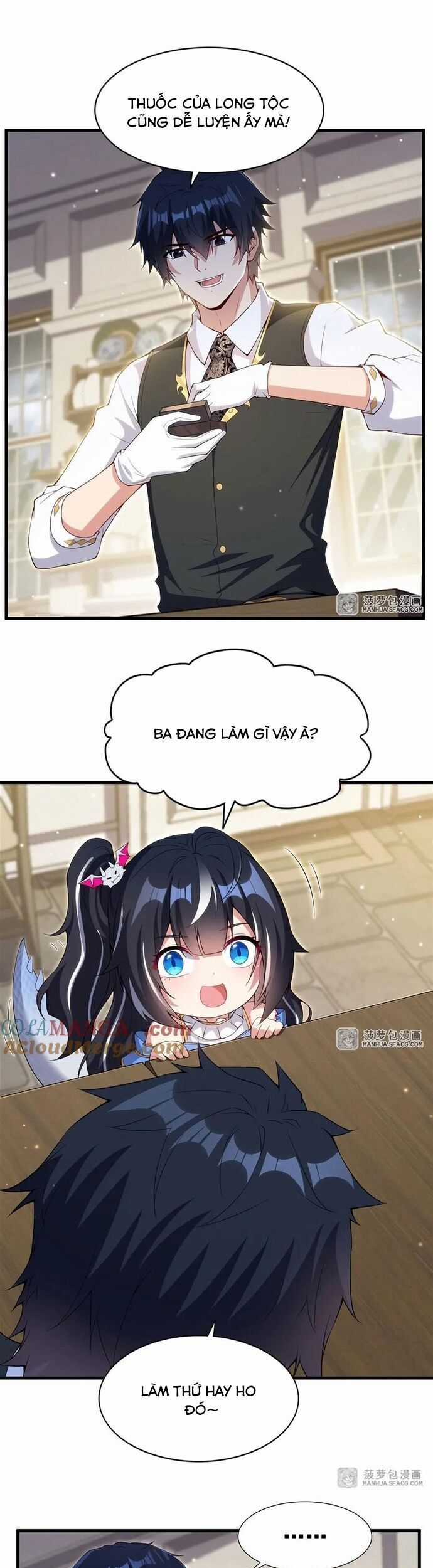 Câm Miệng Đi Ác Long, Ta Không Muốn Trông Trẻ Với Ngươi Nữa! Chương 14 trang 8