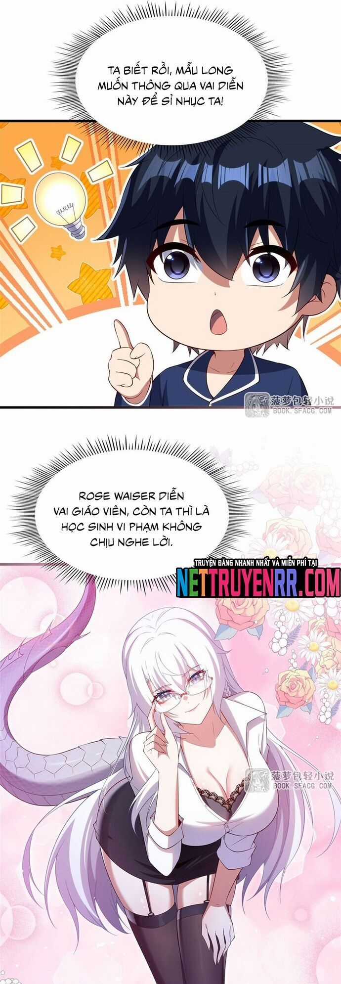 Câm Miệng Đi Ác Long, Ta Không Muốn Trông Trẻ Với Ngươi Nữa! Chương 43 trang 13