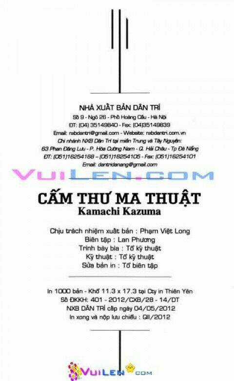 Cấm thư ma thuật Chapter 5 trang 2