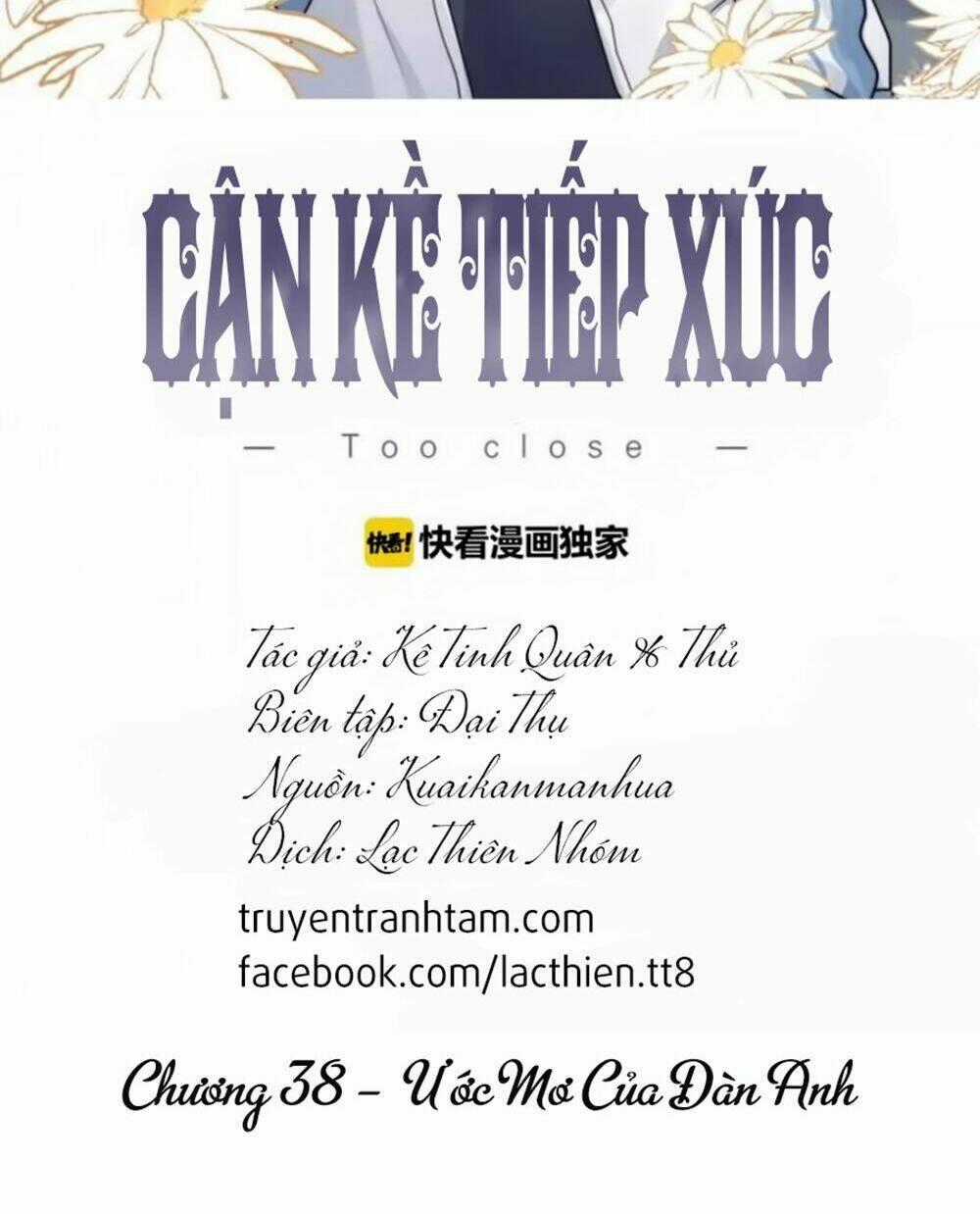 Cận Kề Tiếp Xúc Chapter 38 trang 1
