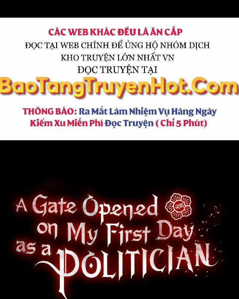 Cánh Cổng Mở Ra Đúng Ngày Đầu Tiên Tôi Thành Chính Trị Gia Chapter 25 trang 142