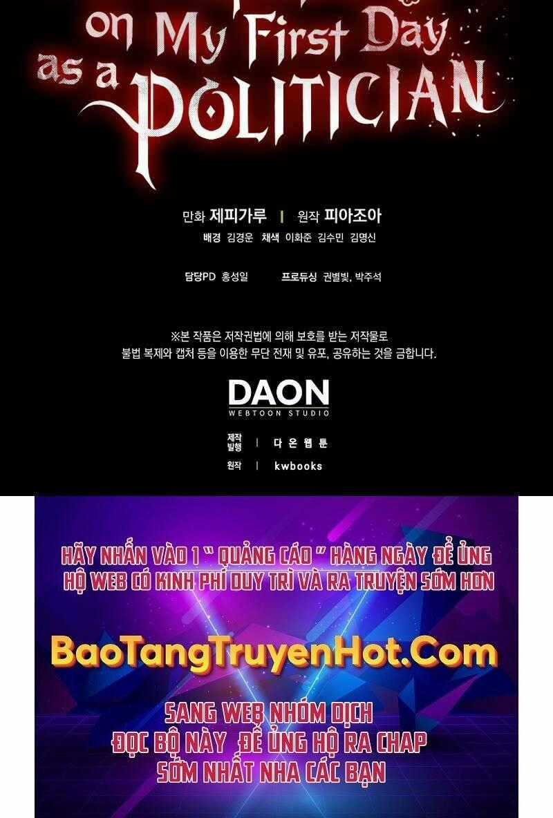 Cánh Cổng Mở Ra Đúng Ngày Đầu Tiên Tôi Thành Chính Trị Gia Chapter 27 trang 83