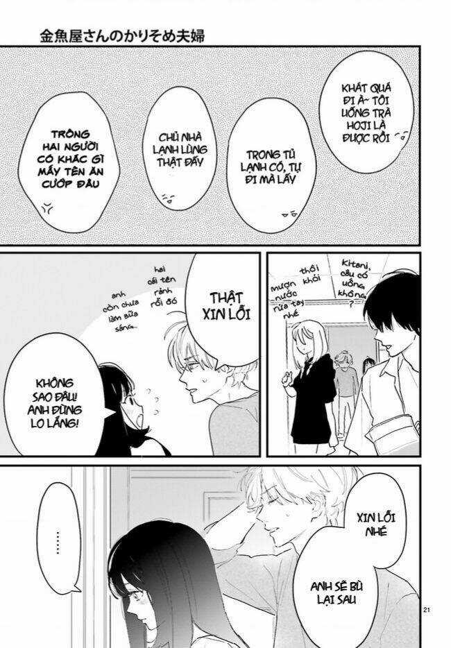 Cặp Vợ Chồng Hờ Ở Tiệm Cá Vàng Chapter 4 trang 22