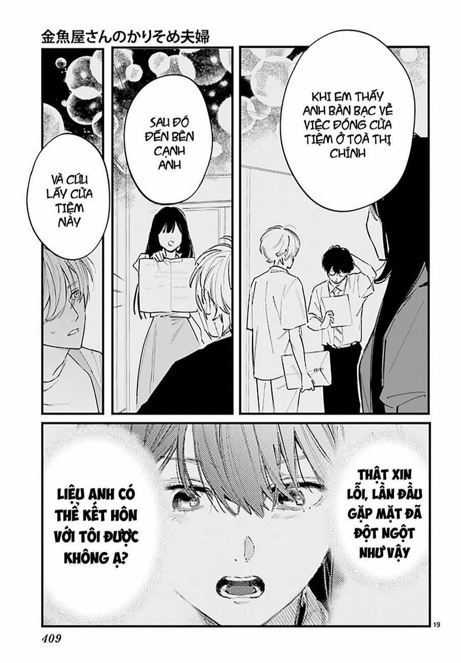 Cặp Vợ Chồng Hờ Ở Tiệm Cá Vàng Chapter 7 trang 21