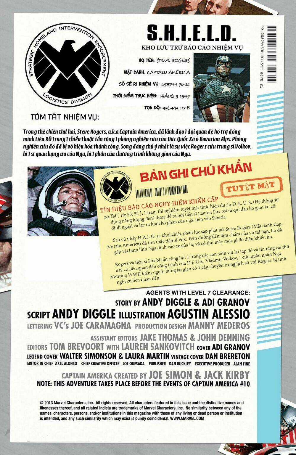 Captain America: Living Legned (2013) Chapter 3 trang 2