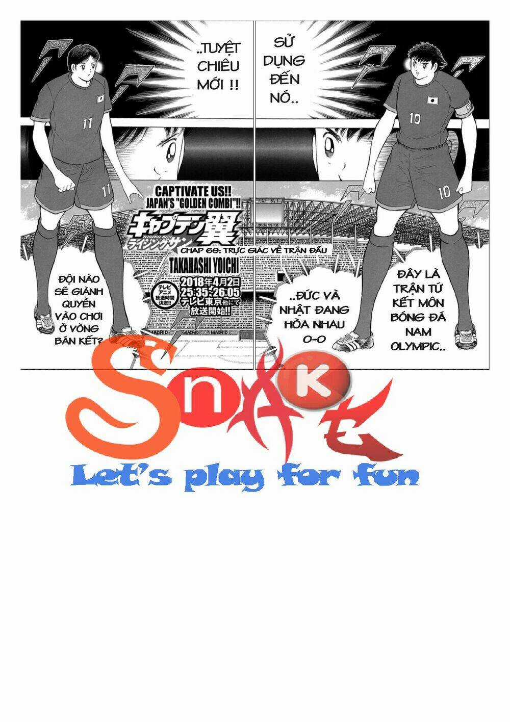 Captain Tsubasa: Rising Sun Chapter 69 trang 2