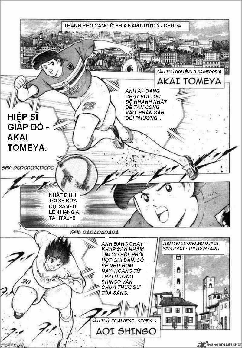 Captain Tsubasa : Trận Chiến Liên Đoàn Italy Chapter 1 trang 2
