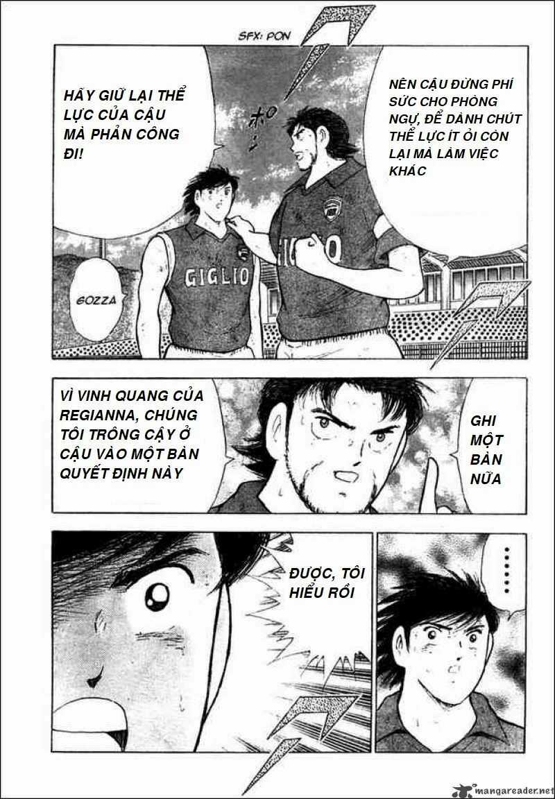 Captain Tsubasa : Trận Chiến Liên Đoàn Italy Chapter 14 trang 11