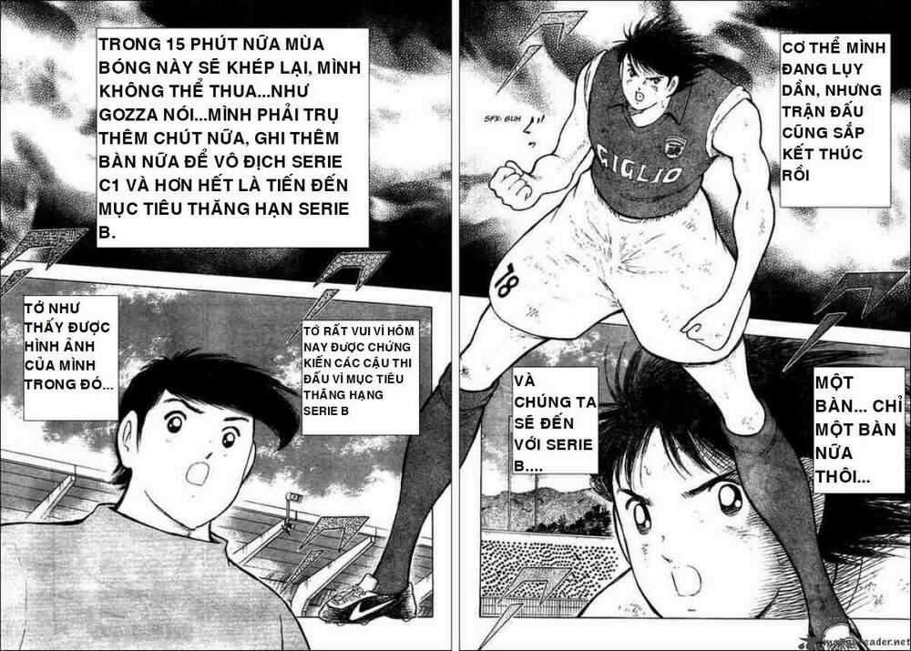 Captain Tsubasa : Trận Chiến Liên Đoàn Italy Chapter 14 trang 12