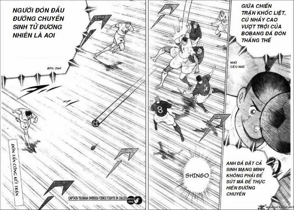 Captain Tsubasa : Trận Chiến Liên Đoàn Italy Chapter 18 trang 14
