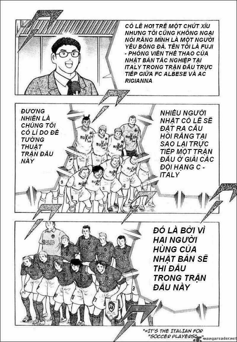 Captain Tsubasa : Trận Chiến Liên Đoàn Italy Chapter 2 trang 3