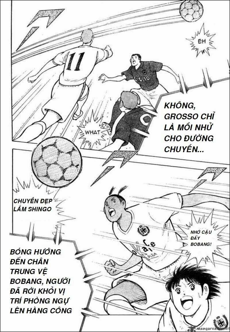 Captain Tsubasa : Trận Chiến Liên Đoàn Italy Chapter 4 trang 10