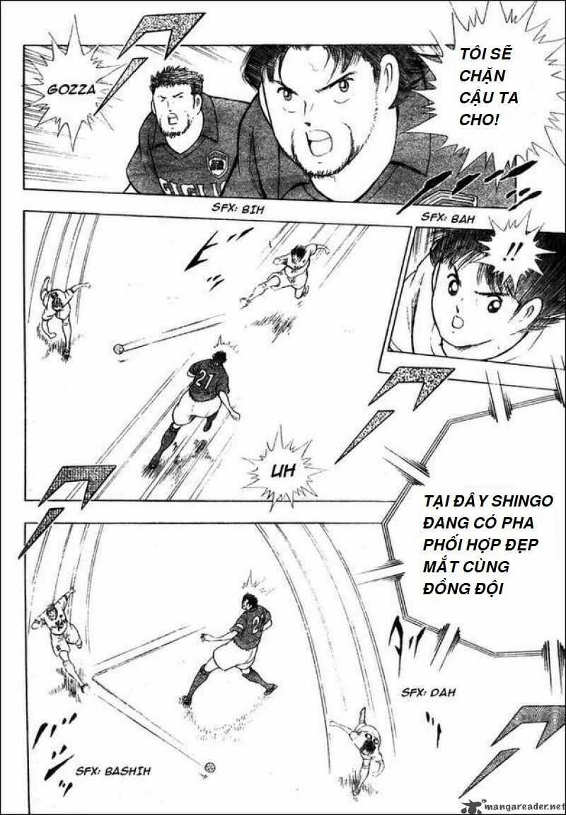 Captain Tsubasa : Trận Chiến Liên Đoàn Italy Chapter 4 trang 8