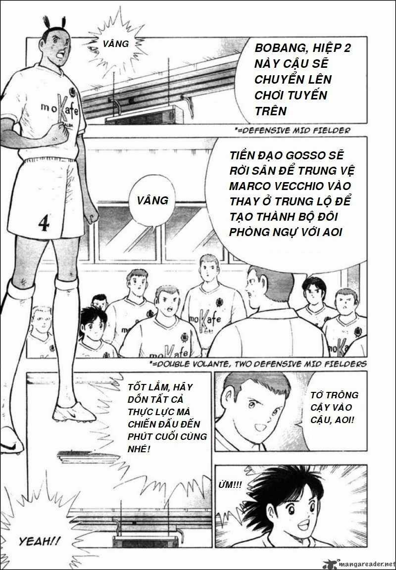 Captain Tsubasa : Trận Chiến Liên Đoàn Italy Chapter 9 trang 11