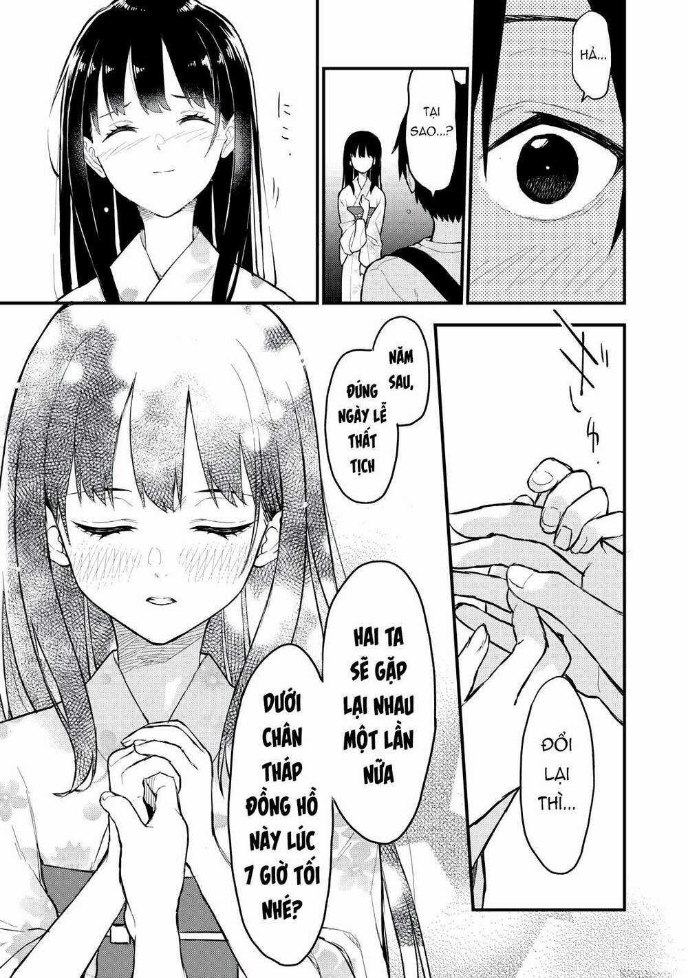 Câu Chuyện Về Em, Người Tôi Chỉ Có Thể Gặp Mỗi Năm Một Lần Chapter 1 trang 29